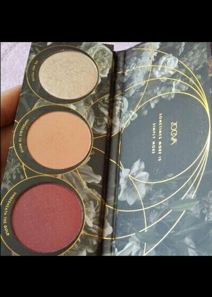 Zoeva Opulence 3lu yüz paleti. orijinal sephora dan alındi. aydı - Görsel 2