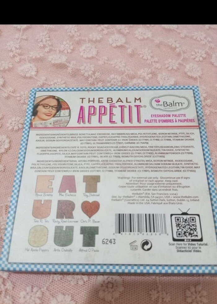 THE BALM APPETİT FAR PALETİ . BİRKAC RENGİNİ BLOGUM İCİN SADECE  - Görsel 3