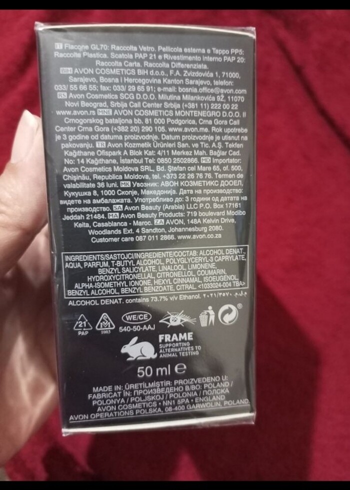 FAR AWAY GLAMOUR EDP PARFÜM.SİFİR JELATİNLİ  - Görsel 3