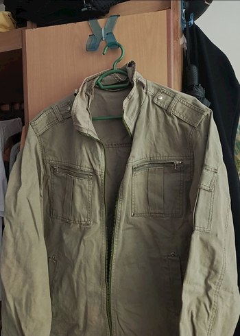 Erkek bej vintage ceket