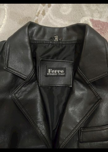 m Beden siyah Renk Erkek deri blazer ceket