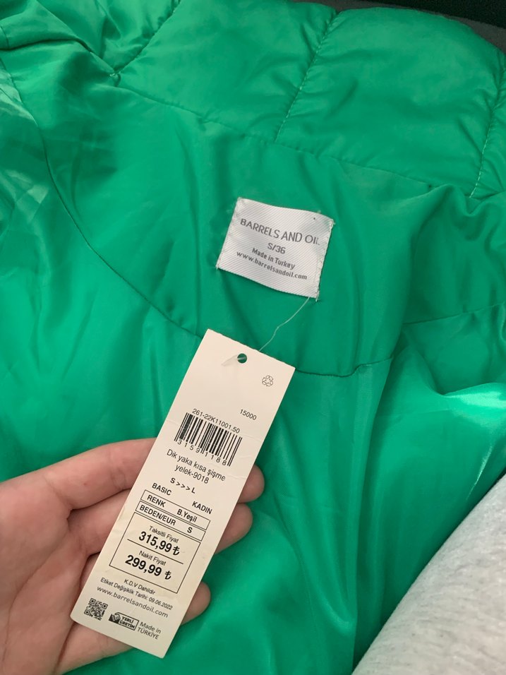 Bomber ceket sıfır hiç giyilmedi - Görsel 2