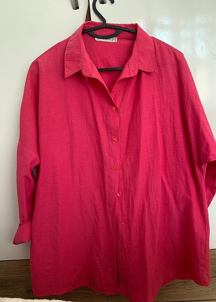 Pembe gömlek - Görsel 2