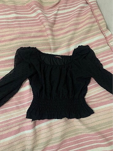 Uzun kollu crop - Görsel 2