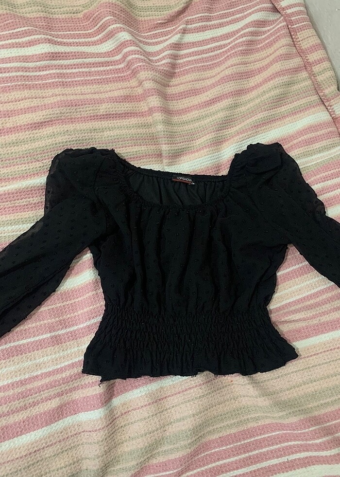 Uzun kollu crop - Görsel 2