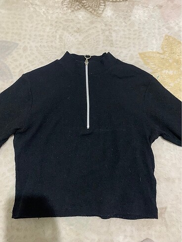 Crop uzun kollu
