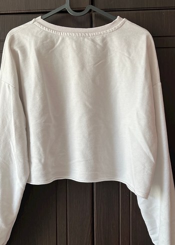 Addax Beyaz Harvard Baskılı Kadın crop