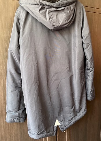 Lacivert Fermuarlı Erkek Midi Mont - Görsel 7