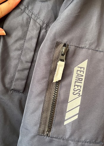 Lacivert Fermuarlı Erkek Midi Mont - Görsel 5