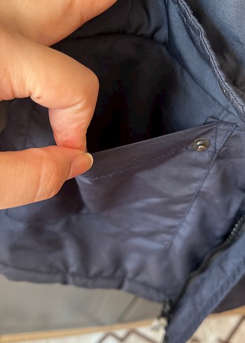 Lacivert Fermuarlı Erkek Midi Mont - Görsel 6