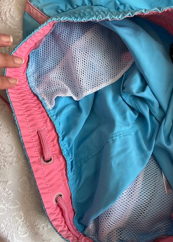 Mavi Mini deniz Şortu Fermuarlı Detaylı hiç giyilmedi - Görsel 8