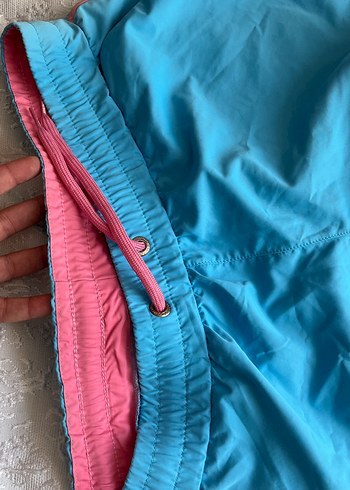 Mavi Mini deniz Şortu Fermuarlı Detaylı hiç giyilmedi - Görsel 4