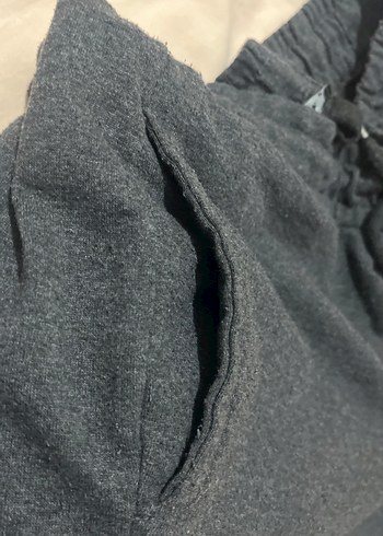 Gri Erkek Fermuarlı Sweatpant Tokyo Baskılı - Görsel 2