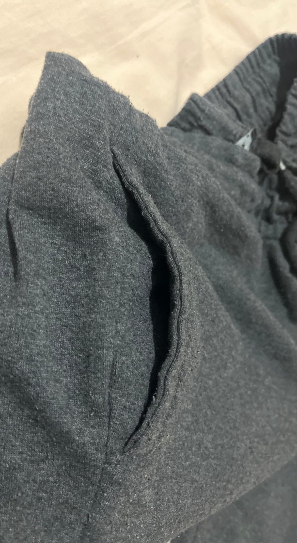 Gri Erkek Fermuarlı Sweatpant Tokyo Baskılı - Görsel 2