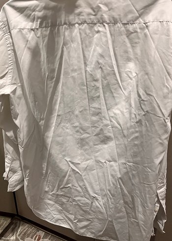 HATEMOĞLU Düğmeli Beyaz Erkek Gömlek - Görsel 4