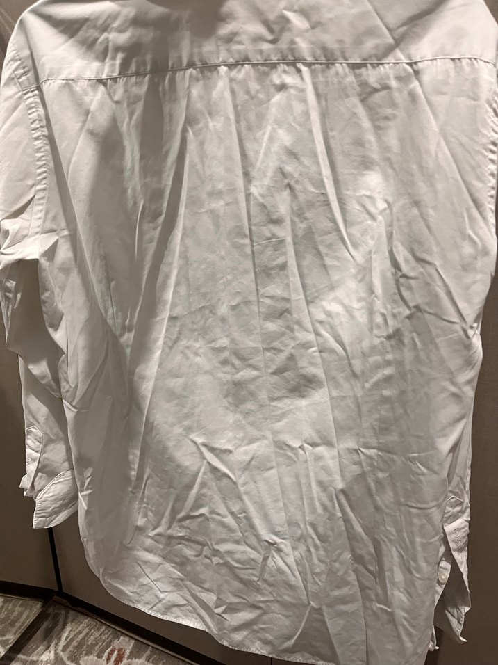 HATEMOĞLU Düğmeli Beyaz Erkek Gömlek - Görsel 4