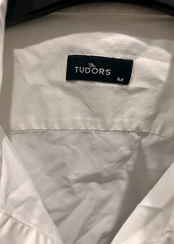 TUDORS Erkek Beyaz Klasik Gömlek - Görsel 2