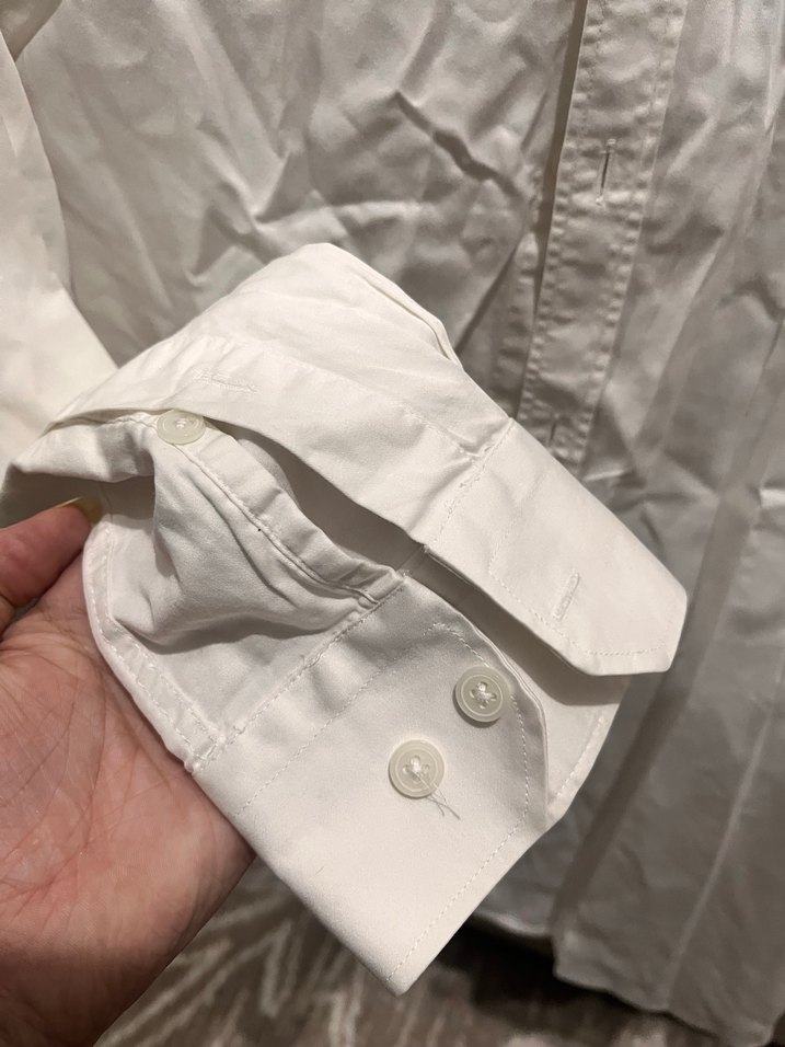 TUDORS Erkek Beyaz Klasik Gömlek - Görsel 4