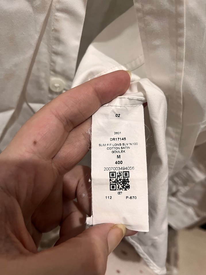 TUDORS Erkek Beyaz Klasik Gömlek - Görsel 5