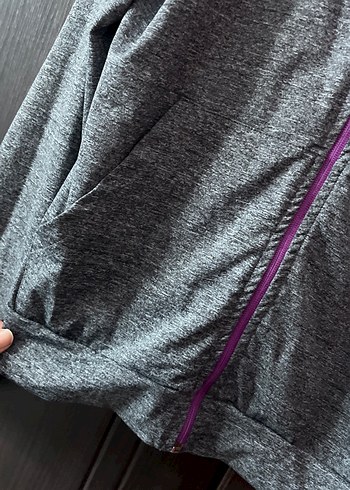 Gri Kapüşonlu Fermuarlı kapşön - Görsel 4