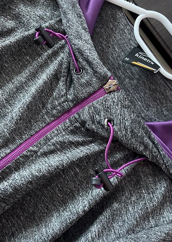 Gri Kapüşonlu Fermuarlı kapşön - Görsel 6
