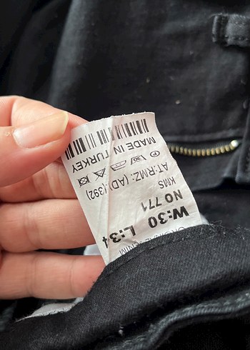 Siyah Hamile Kot Pantolon - Görsel 6