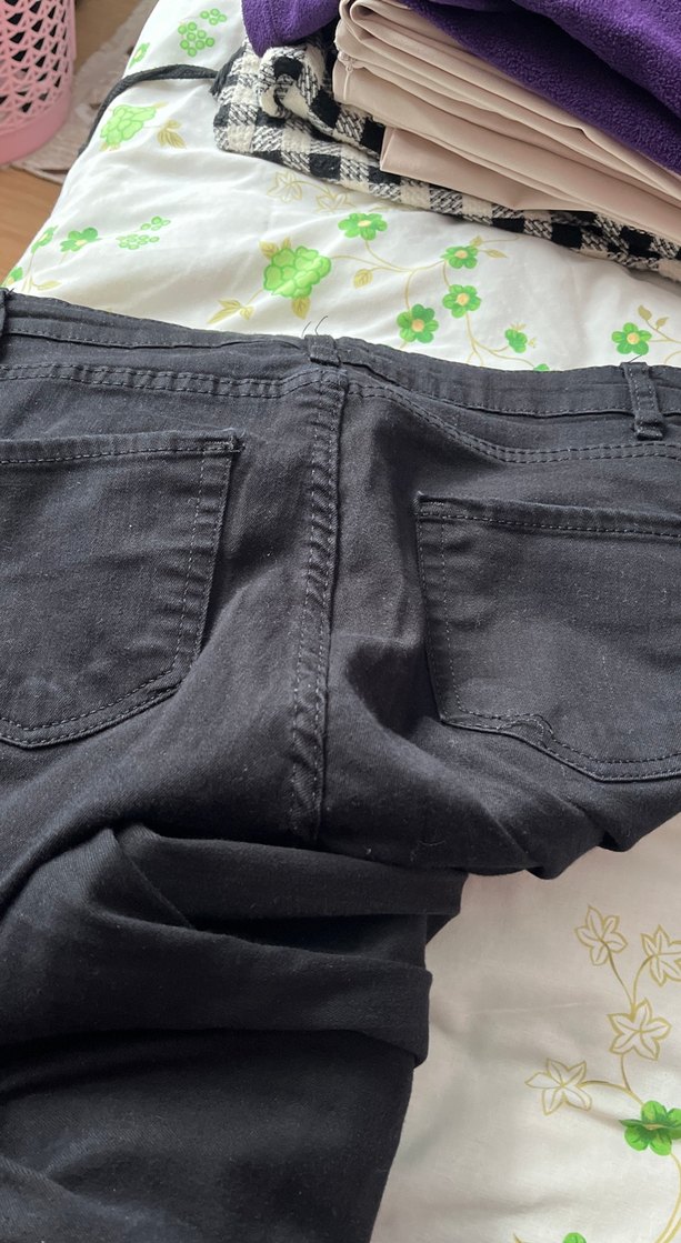 Siyah Hamile Kot Pantolon - Görsel 4