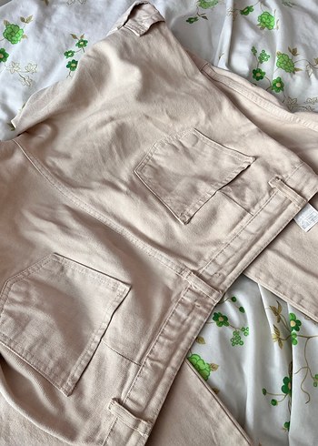 KremKeten Geniş Kesim Kemerli Pantolon - Görsel 7