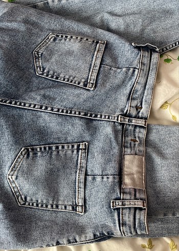 Düğmeli Midi Boy Kadın Kot Pantolon - Görsel 8