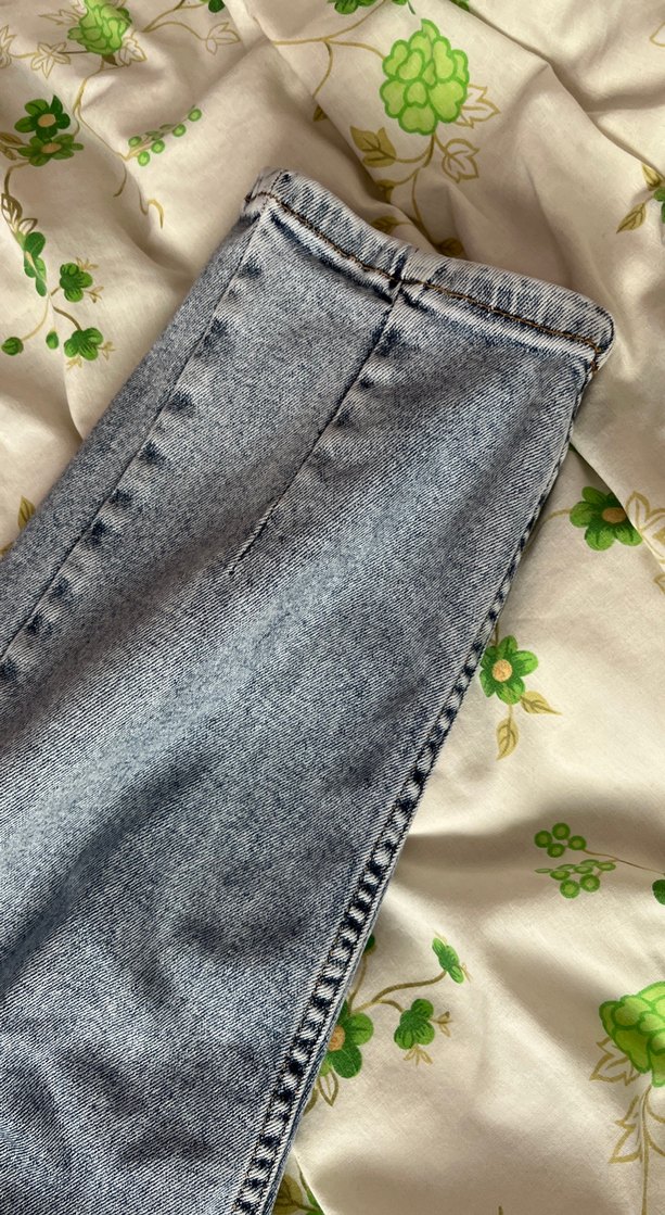 Düğmeli Midi Boy Kadın Kot Pantolon - Görsel 5