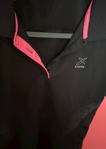 Kinetix Siyah Kadın Kinetix Polo Yaka Spor Tişört