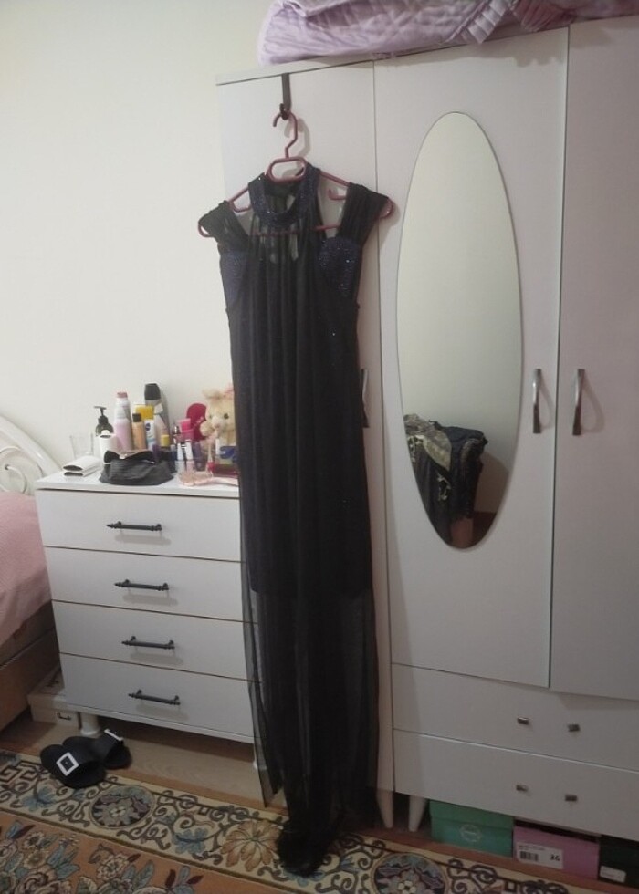 Simli abiye elbisesi - Görsel 3