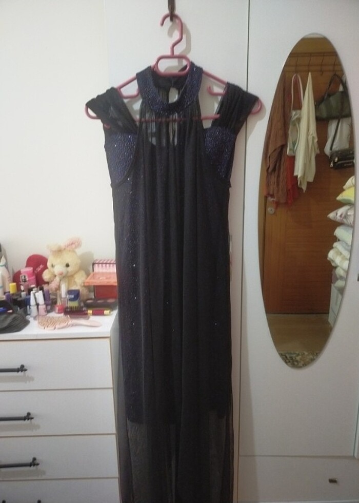 Simli abiye elbisesi - Görsel 2