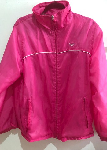 Parlak Pembe Yüksek Yakalı Ceket - Görsel 3