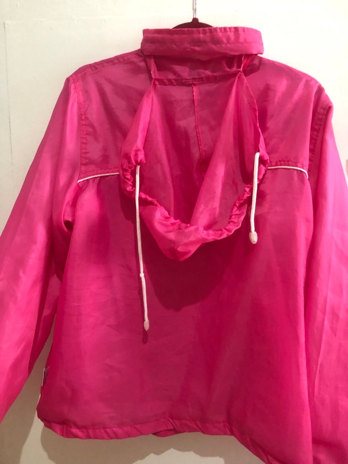 Parlak Pembe Yüksek Yakalı Ceket - Görsel 2
