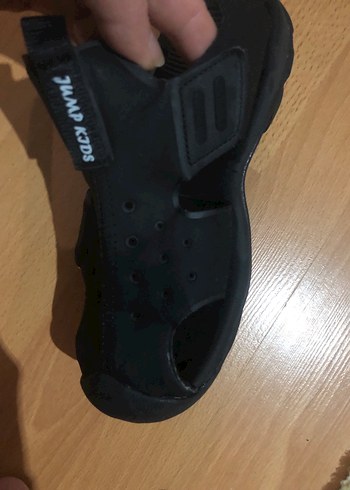 Erkek Siyah Spor Sandalet Velcro Bantlı - Görsel 2