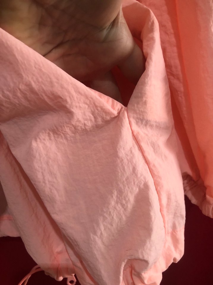 Pembe Midi Boy Kapüşonlu Kadın Yağmurluk - Görsel 5