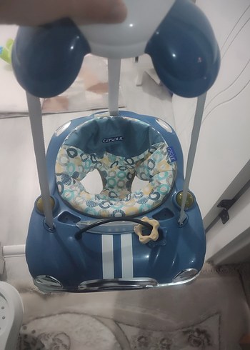 Mavi ve Renkli Bebek Yürüteci hoppala - Görsel 4