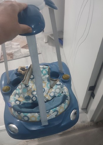 Mavi ve Renkli Bebek Yürüteci hoppala - Görsel 2