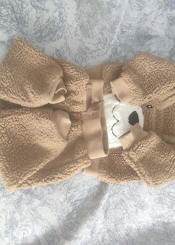 Kahverengi Kürklü Bebek Tulumu - Görsel 3