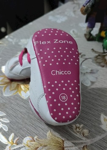 Renkli Bağcıklı Beyaz İlk Adım Ayakkabısı - Görsel 5