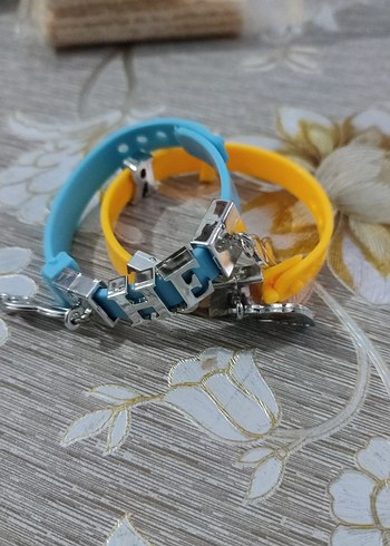 Sarı Renkli Çocuk Bilekliği Zipperli - Görsel 4