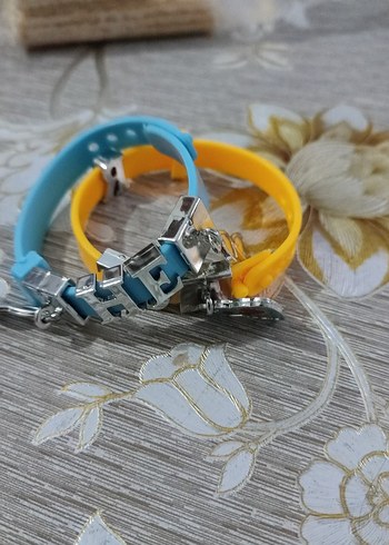 Sarı Renkli Çocuk Bilekliği Zipperli - Görsel 3