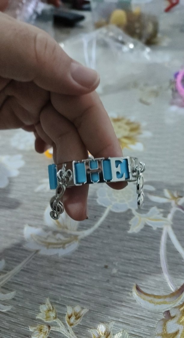 Sarı Renkli Çocuk Bilekliği Zipperli - Görsel 2