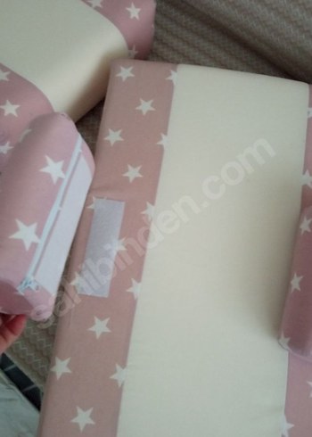 Pembe Yıldız Desenli Çocuk Uyku Minderi - Görsel 3