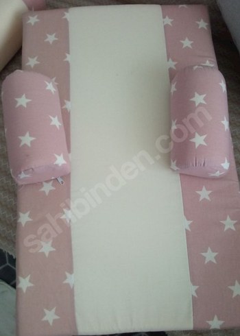 Pembe Yıldız Desenli Çocuk Uyku Minderi - Görsel 4