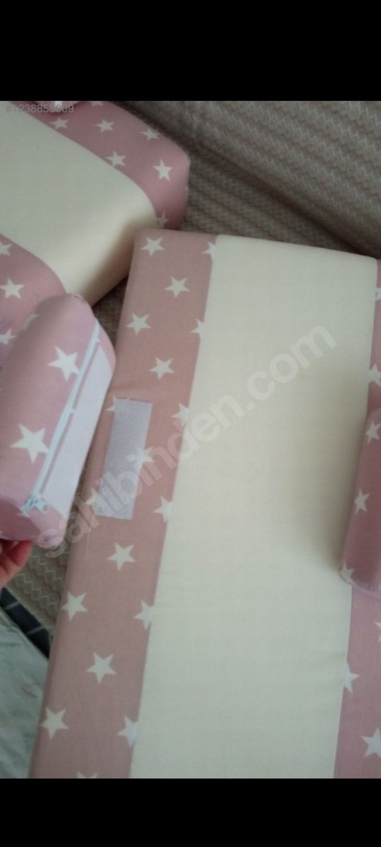 Pembe Yıldız Desenli Çocuk Uyku Minderi - Görsel 3