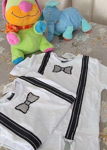 Çocuklar için beyaz baskılı içlik - Görsel 2