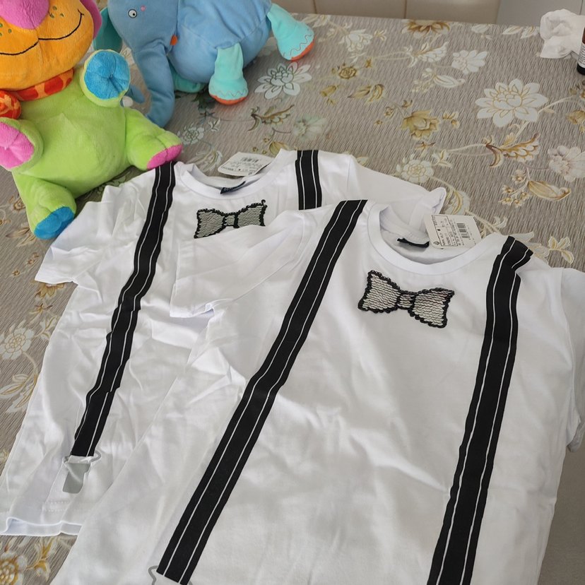 Çocuklar için beyaz baskılı içlik - Görsel 4