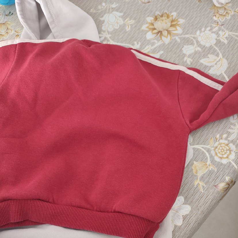 Kız Çocuk Renkli Baskılı Kapüşonlu Sweatshirt - Görsel 5